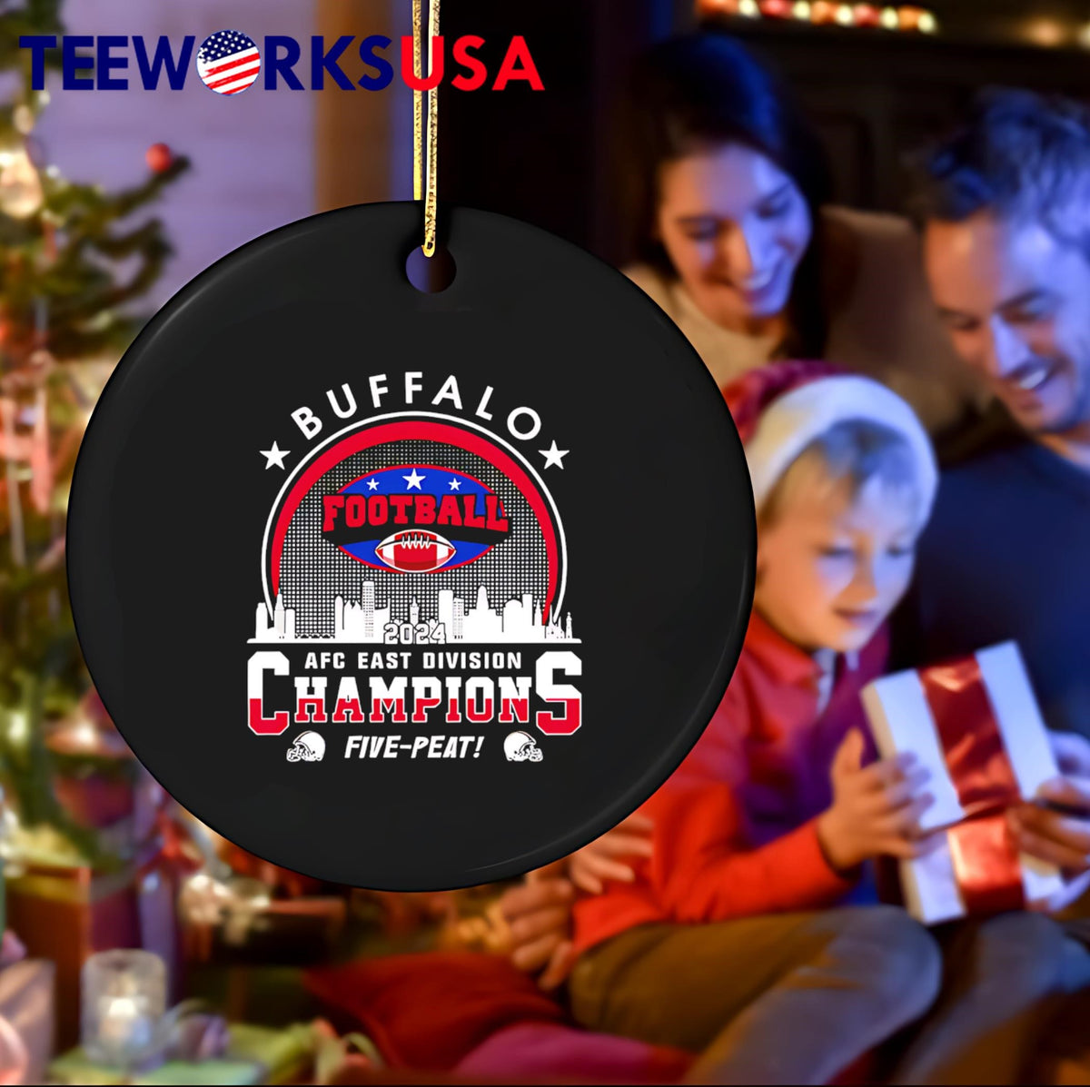 Buffalo Football 2024 Afc East Division Champions - Adult & Kids T-Shirts, Sweatshirts & Hoodies apparel design preview 4