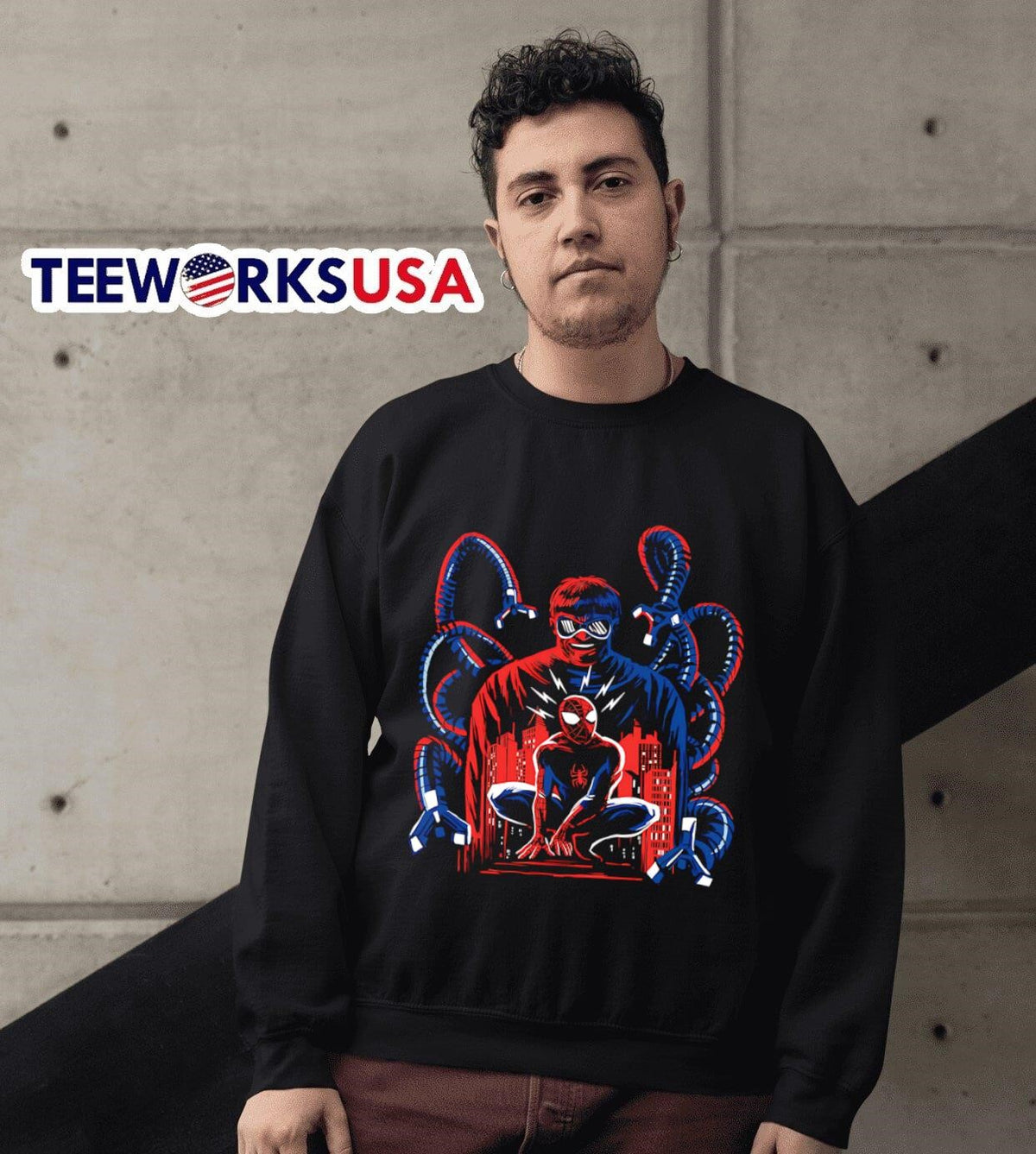 The Shadow Of Octopus - Adult & Kids T-Shirts, Sweatshirts & Hoodies apparel design preview 6