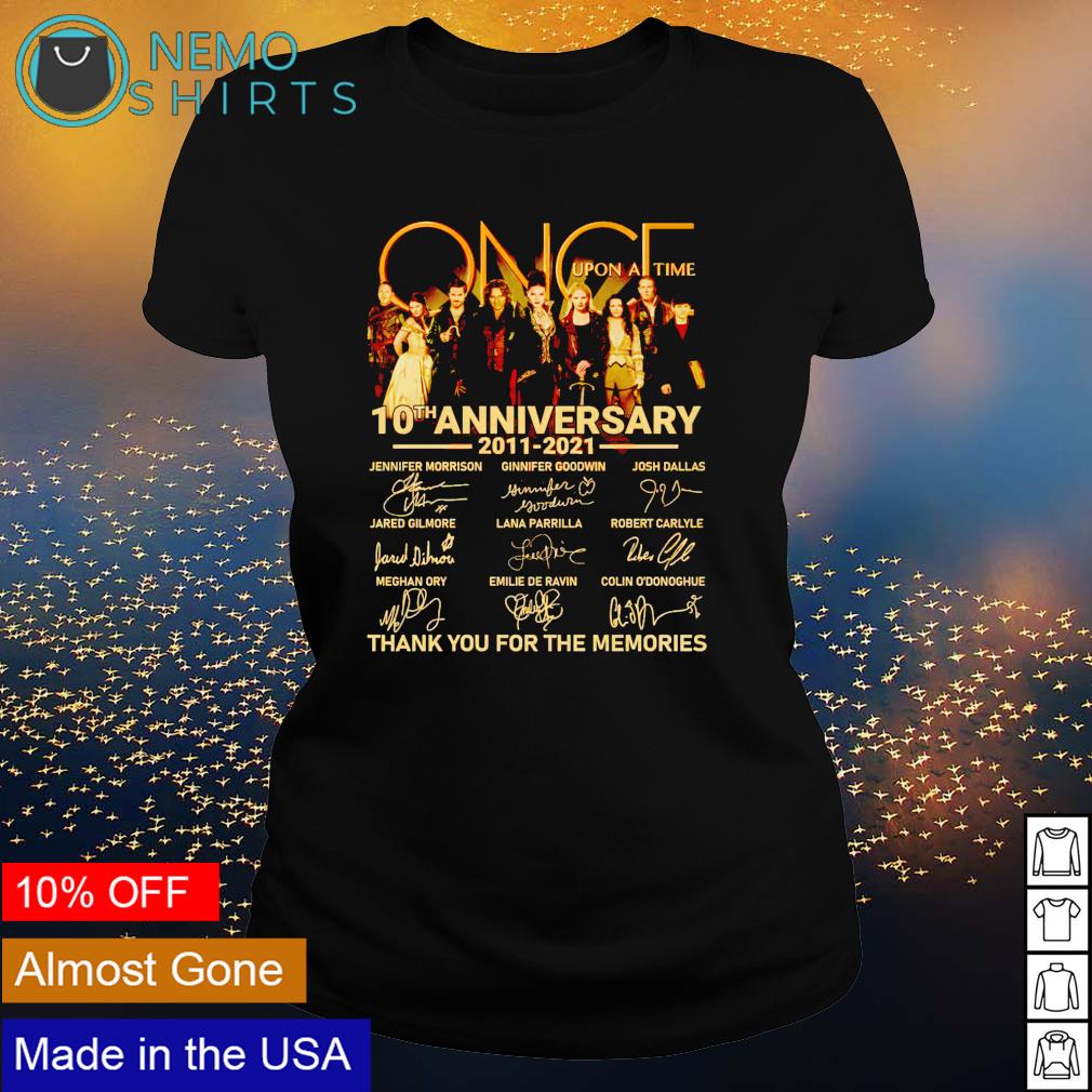 Once Upon a Time 10th Anniversary 2011 2021 thank you - Adult & Kids T-Shirts, Sweatshirts & Hoodies apparel design preview 3