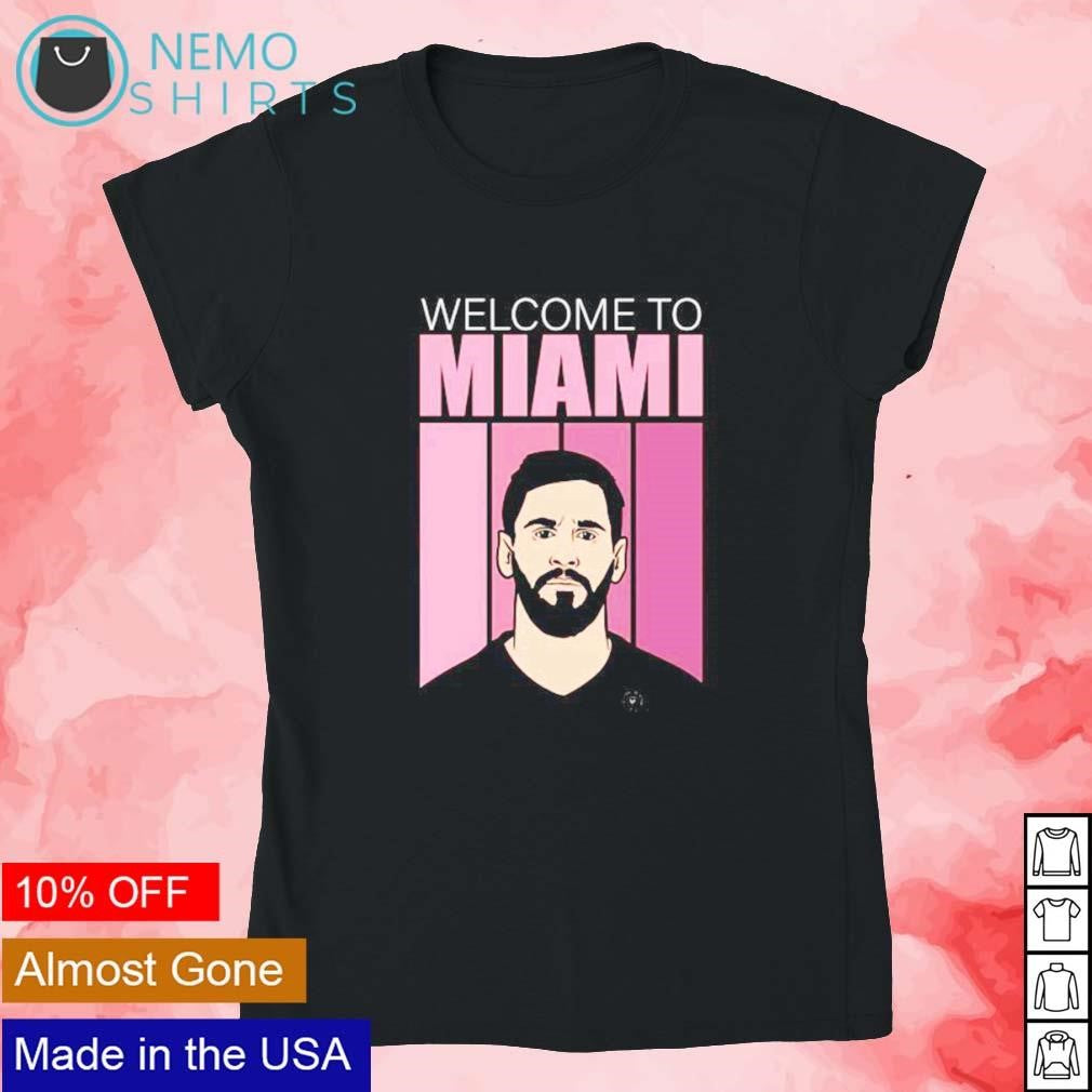 Leo Messi welcome to Miami - Adult & Kids T-Shirts, Sweatshirts & Hoodies apparel design preview 4