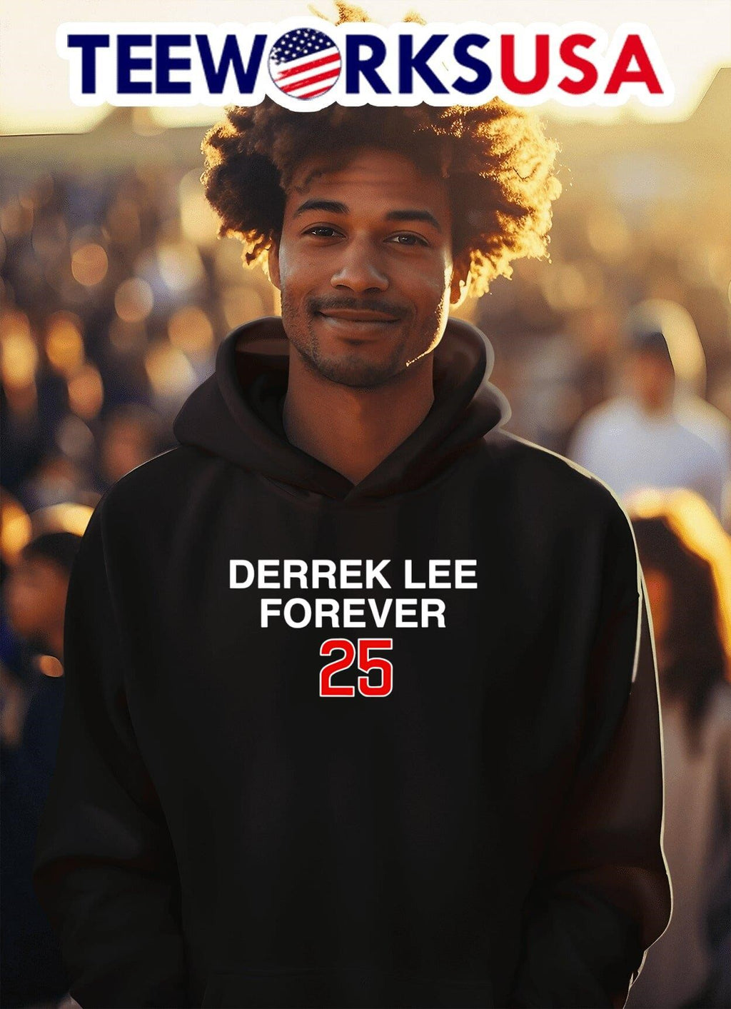 Derrek Lee Forever 25 - Adult & Kids T-Shirts, Sweatshirts & Hoodies apparel design preview 2