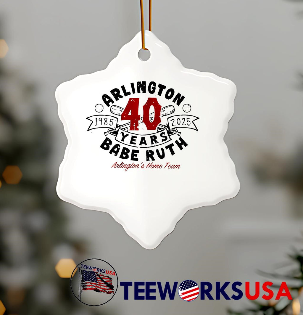 Arlington Babe Ruth 40th Anniversary 1985 2025 - Adult & Kids T-Shirts, Sweatshirts & Hoodies apparel design preview 7