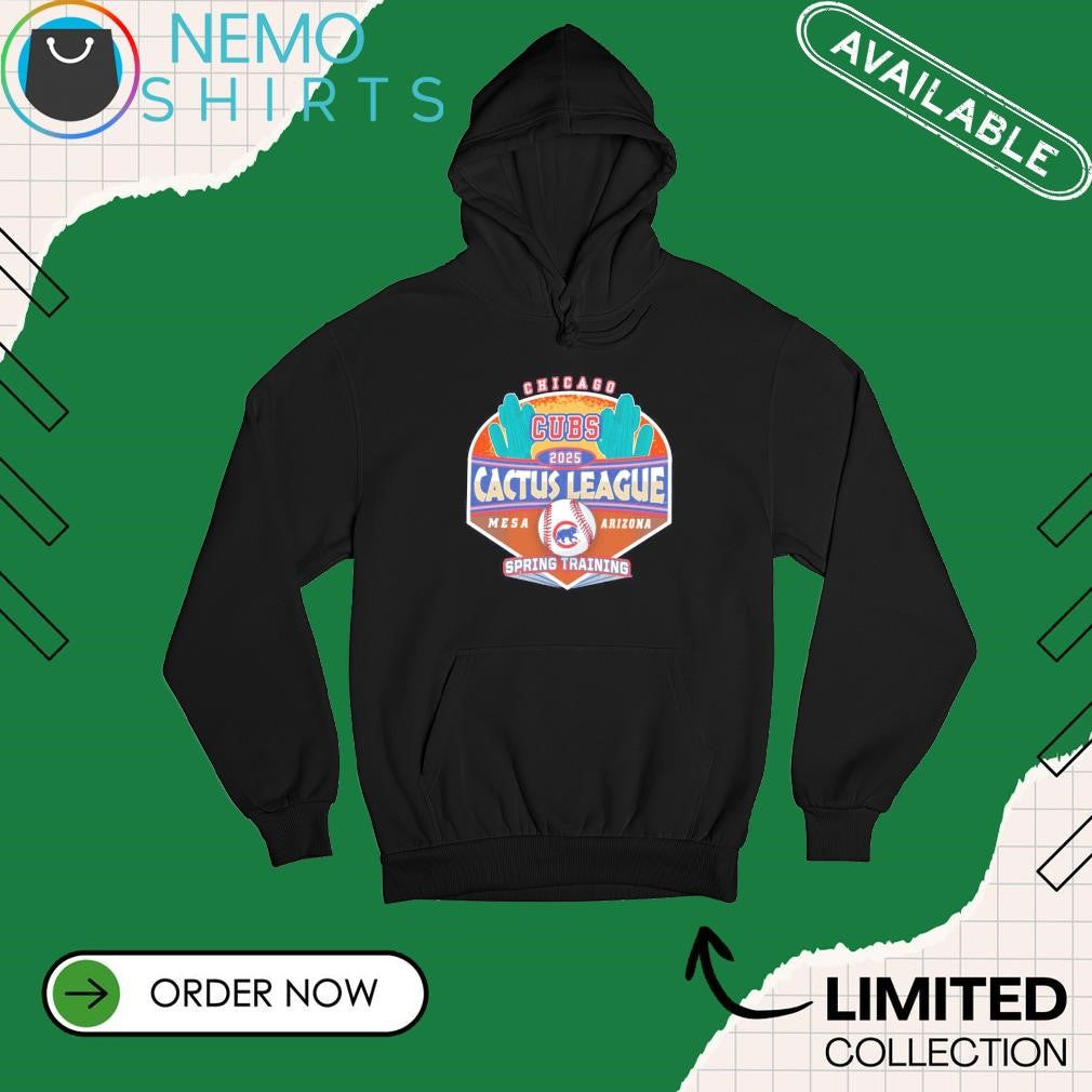 Chicago Cubs 2025 Spring Training Cactus League Mesa - Adult & Kids T-Shirts, Sweatshirts & Hoodies apparel design preview 2