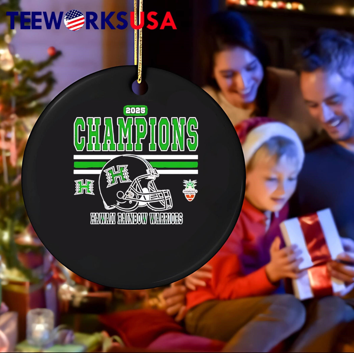 HawaiI rainbow warriors 2025 bowl champions - Adult & Kids T-Shirts, Sweatshirts & Hoodies apparel design preview 4