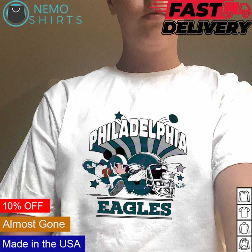 Mickey Mouse Philadelphia Eagles football - Adult & Kids T-Shirts, Sweatshirts & Hoodies apparel design preview 4