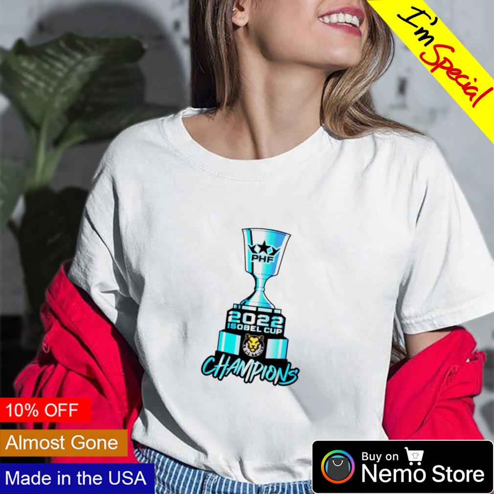 PHF 2022 Isobel Cup Champions - Adult & Kids T-Shirts, Sweatshirts & Hoodies apparel design preview 2