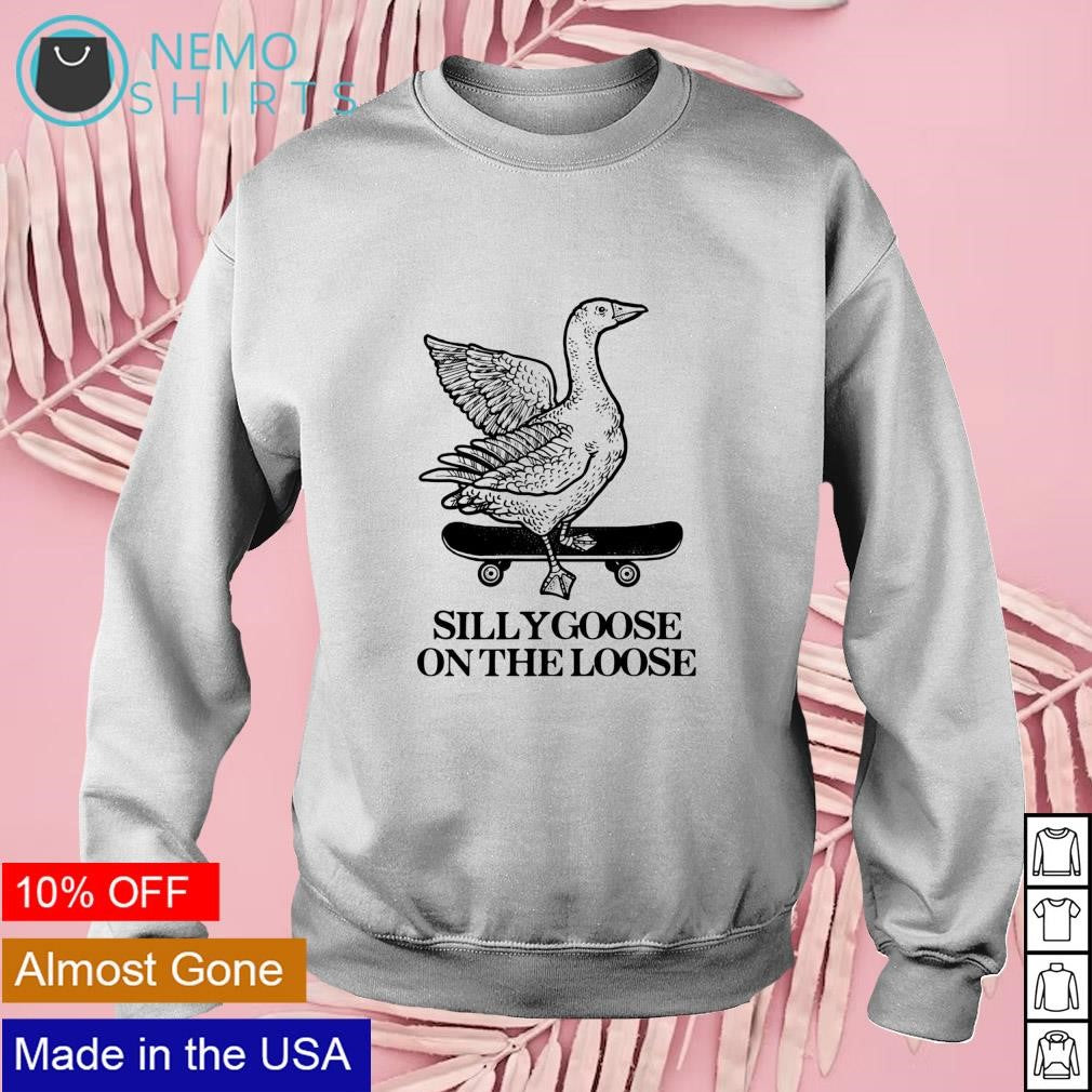 Silly Goose on the loose - Adult & Kids T-Shirts, Sweatshirts & Hoodies apparel design preview 3