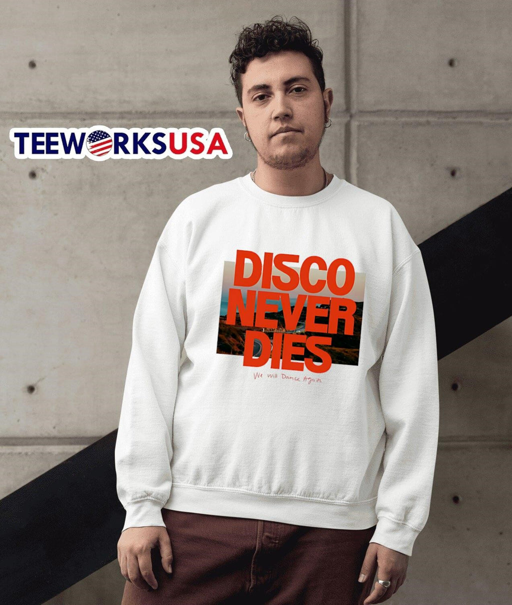 Disco Never Dies We Will Dance Again - Adult & Kids T-Shirts, Sweatshirts & Hoodies apparel design preview 5