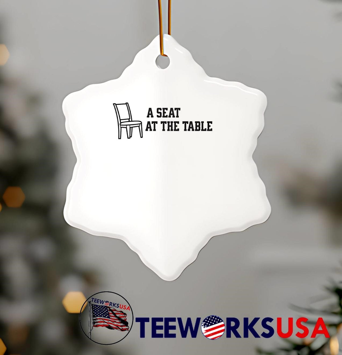 A Seat at the Table Chair Graphic Minimalist - Adult & Kids T-Shirts, Sweatshirts & Hoodies apparel design preview 6