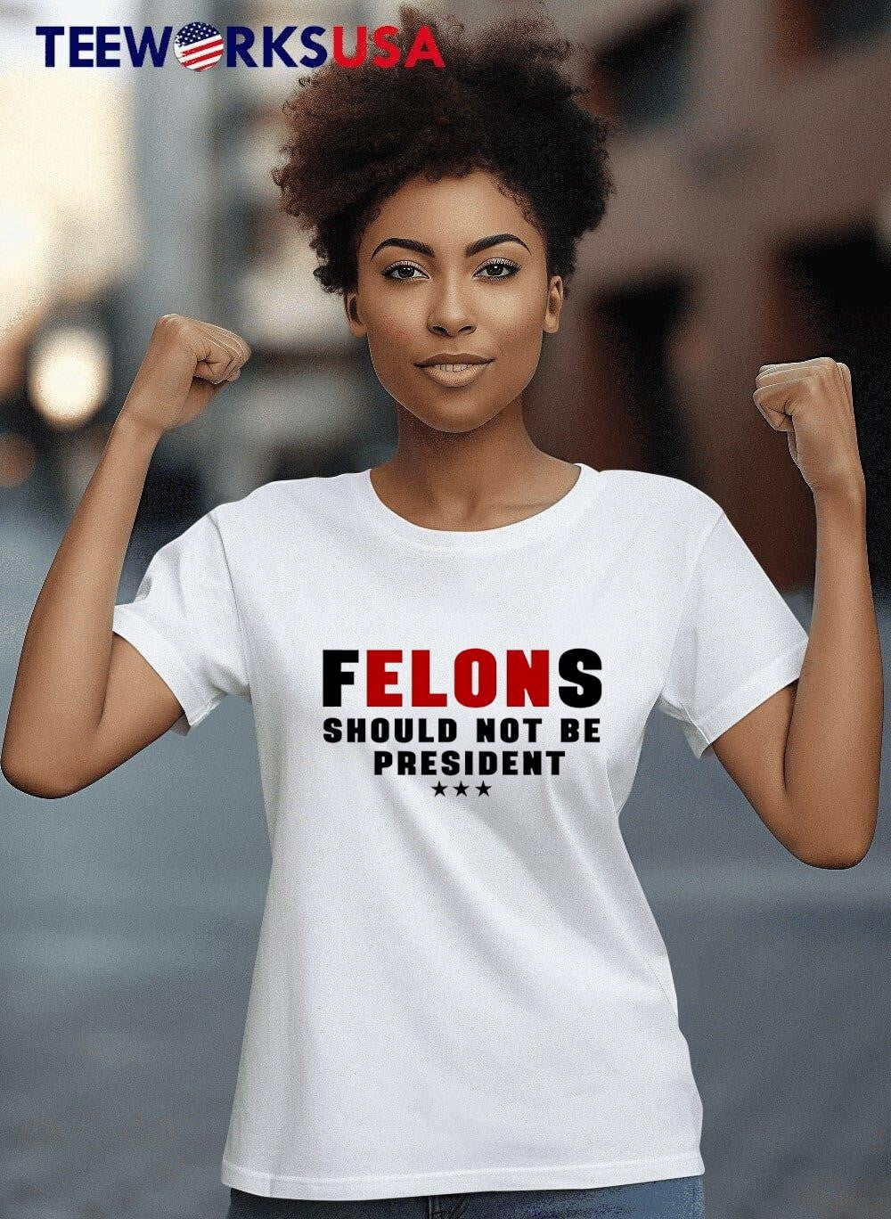 Felons should not be president America Trump - Adult & Kids T-Shirts, Sweatshirts & Hoodies apparel design preview 8