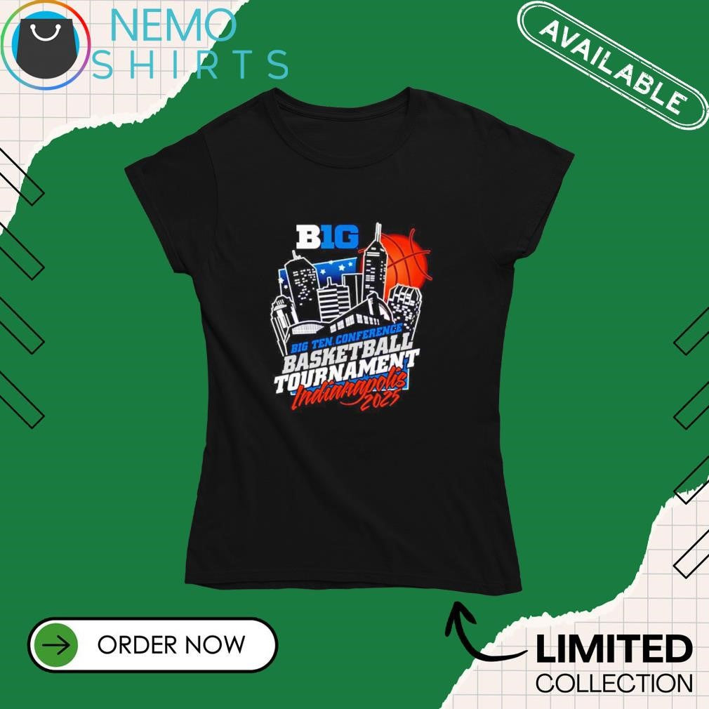 Indianapolis 2025 Big Ten conference basketball - Adult & Kids T-Shirts, Sweatshirts & Hoodies apparel design preview 4