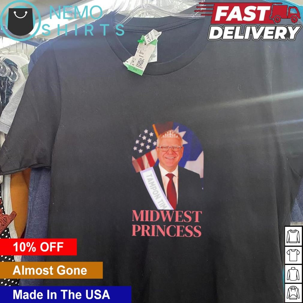 Tim Walz midwest princess - Adult & Kids T-Shirts, Sweatshirts & Hoodies apparel design preview 5