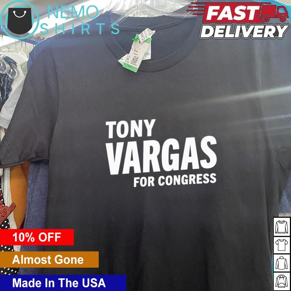 Tony Vargas for Congress - Adult & Kids T-Shirts, Sweatshirts & Hoodies apparel design preview 5
