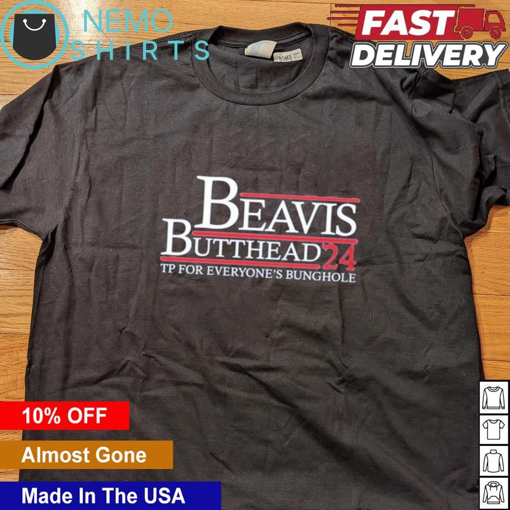 Beavis Butthead 24 TP for everyone's bunghole - Adult & Kids T-Shirts, Sweatshirts & Hoodies apparel design preview 4