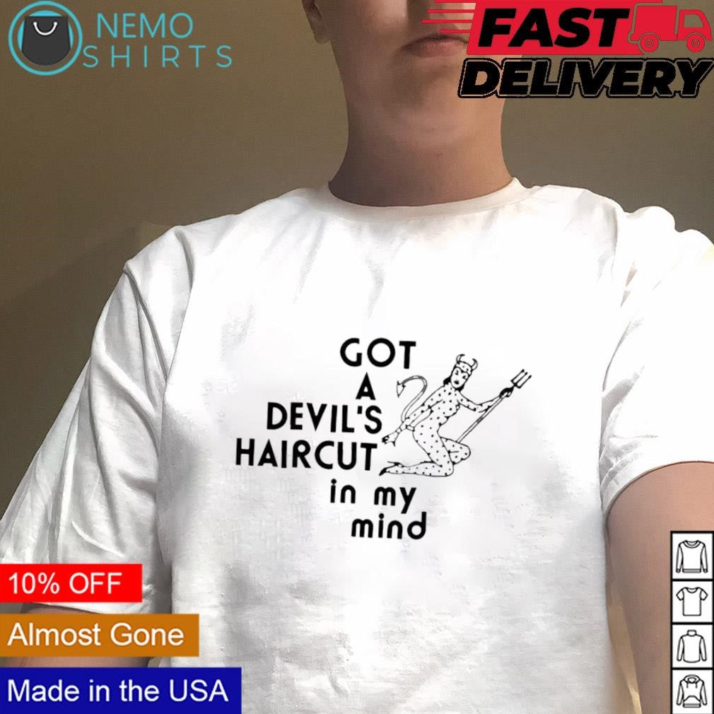 Got a devil's haircyt in my mind - Adult & Kids T-Shirts, Sweatshirts & Hoodies apparel design preview 1