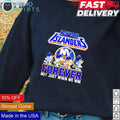 The Bluey characters walking New York Islanders - Adult & Kids T-Shirts, Sweatshirts & Hoodies product image 1