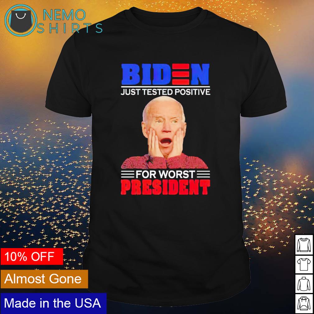 Home Alone Biden just tested positive for worst - Adult & Kids T-Shirts, Sweatshirts & Hoodies apparel design preview 1