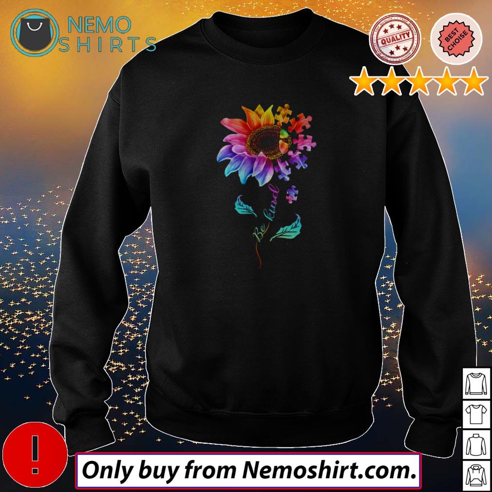 Be Kind flower Autism Awareness - Adult & Kids T-Shirts, Sweatshirts & Hoodies apparel design preview 4