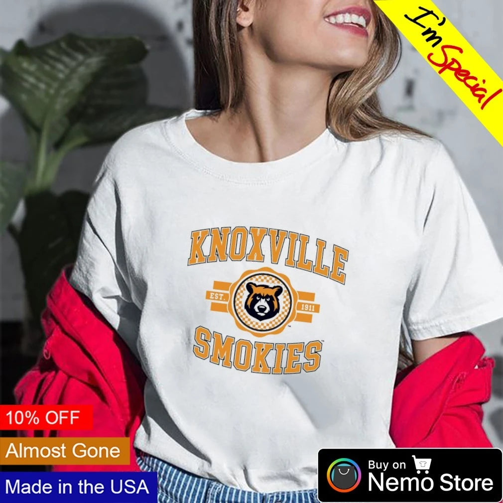 Tennessee Collegiate Knoxville Smokies est. 1911 - Adult & Kids T-Shirts, Sweatshirts & Hoodies apparel design preview 2