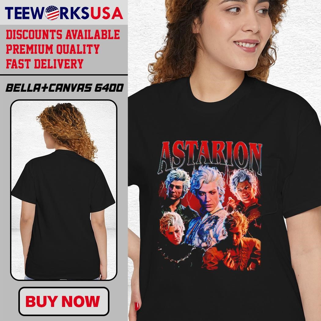 Astarion Baldur's Gate 3 limited Classic style - Adult & Kids T-Shirts, Sweatshirts & Hoodies apparel design preview 4