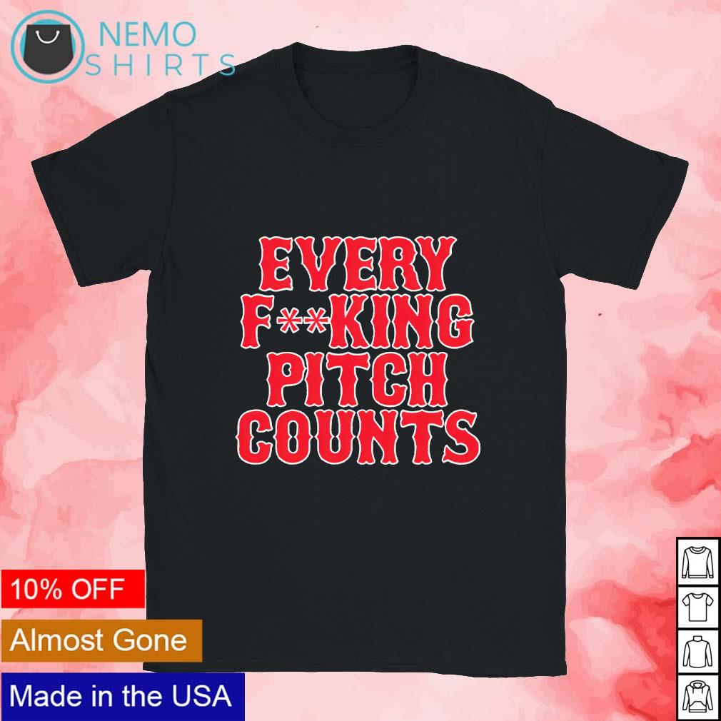 Every fucking pitch counts - Adult & Kids T-Shirts, Sweatshirts & Hoodies apparel design preview 1