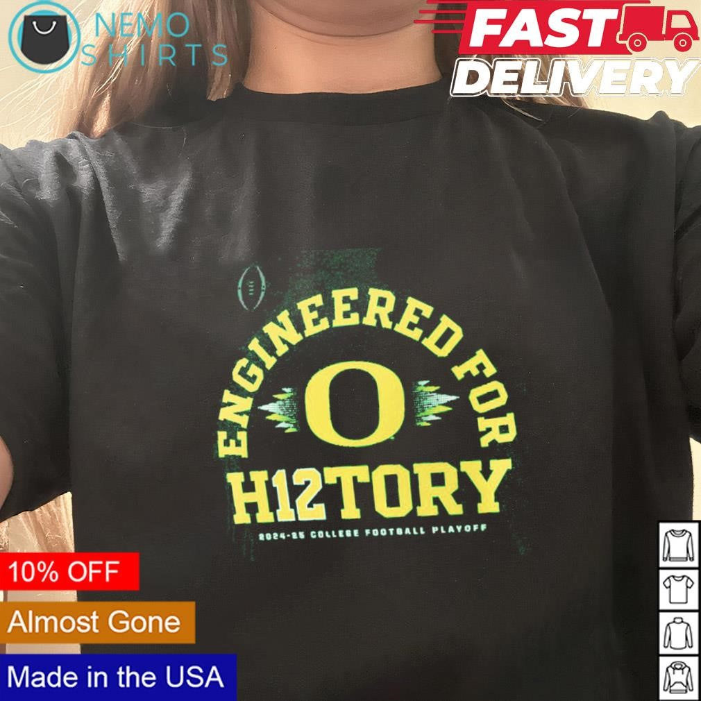Oregon Ducks engineered for history 2024 25 college - Adult & Kids T-Shirts, Sweatshirts & Hoodies apparel design preview 3