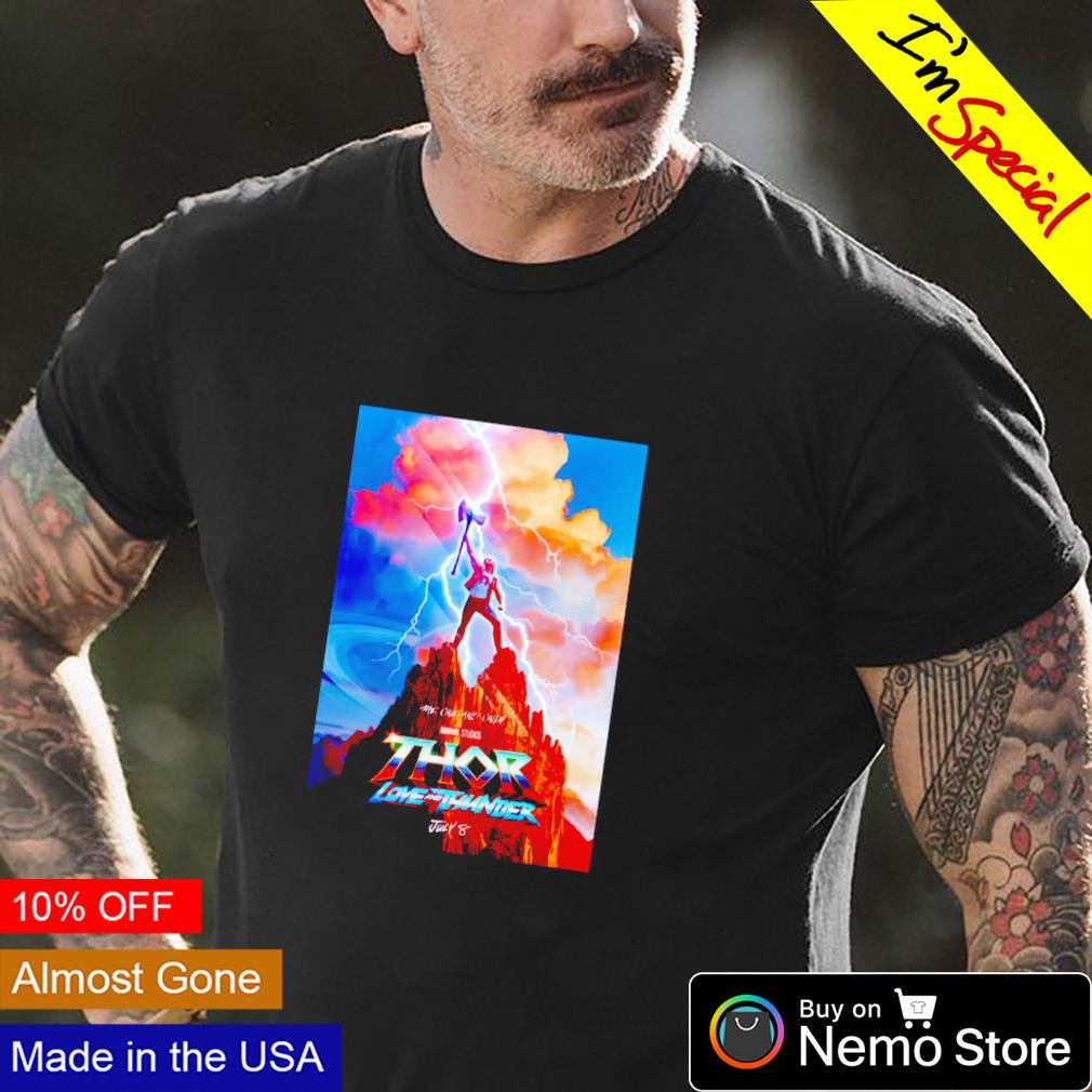 Thor Love and Thunder poster - Adult & Kids T-Shirts, Sweatshirts & Hoodies apparel design preview 4