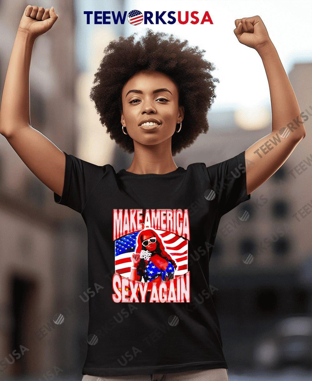 Make America sexyy again - Adult & Kids T-Shirts, Sweatshirts & Hoodies apparel design preview 8