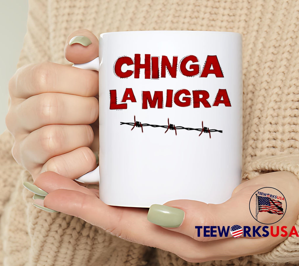 Chinga LA migra - Adult & Kids T-Shirts, Sweatshirts & Hoodies apparel design preview 6