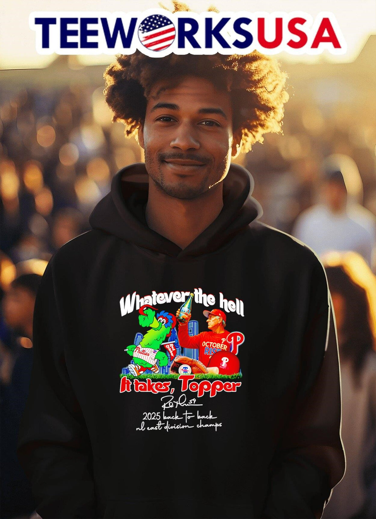 Whatever the hell it takes Topper 2025 back to NL - Adult & Kids T-Shirts, Sweatshirts & Hoodies apparel design preview 2