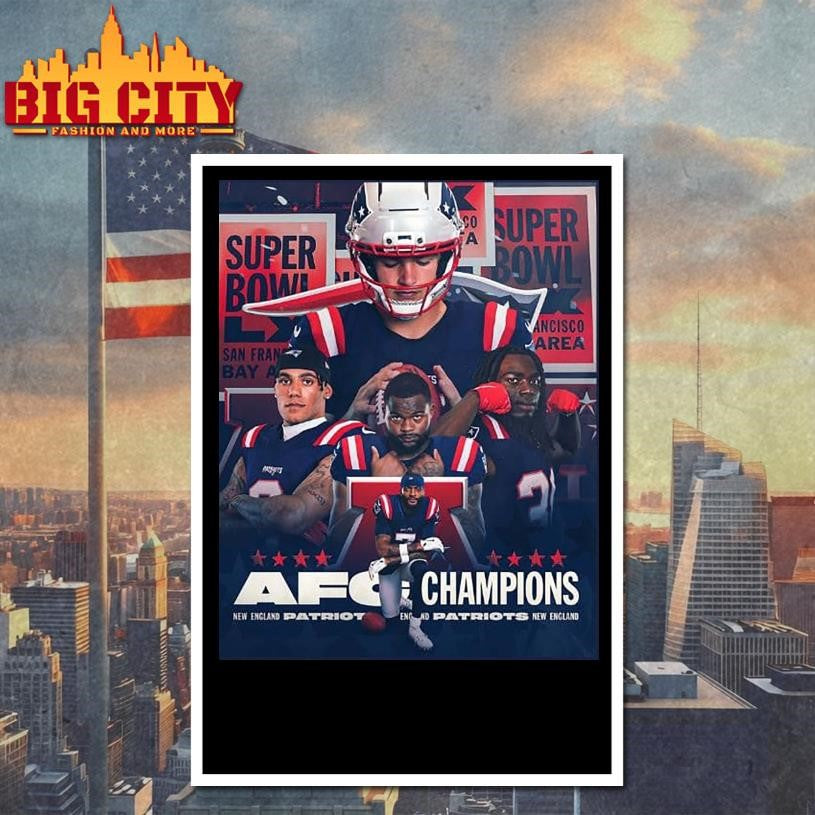 2026 Patriots AFC Championship - Adult & Kids T-Shirts, Sweatshirts & Hoodies apparel design preview 4