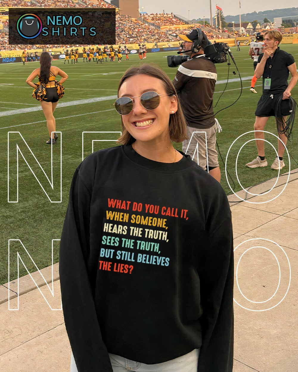 What do you call it when someone hears the truth sees - Adult & Kids T-Shirts, Sweatshirts & Hoodies apparel design preview 6