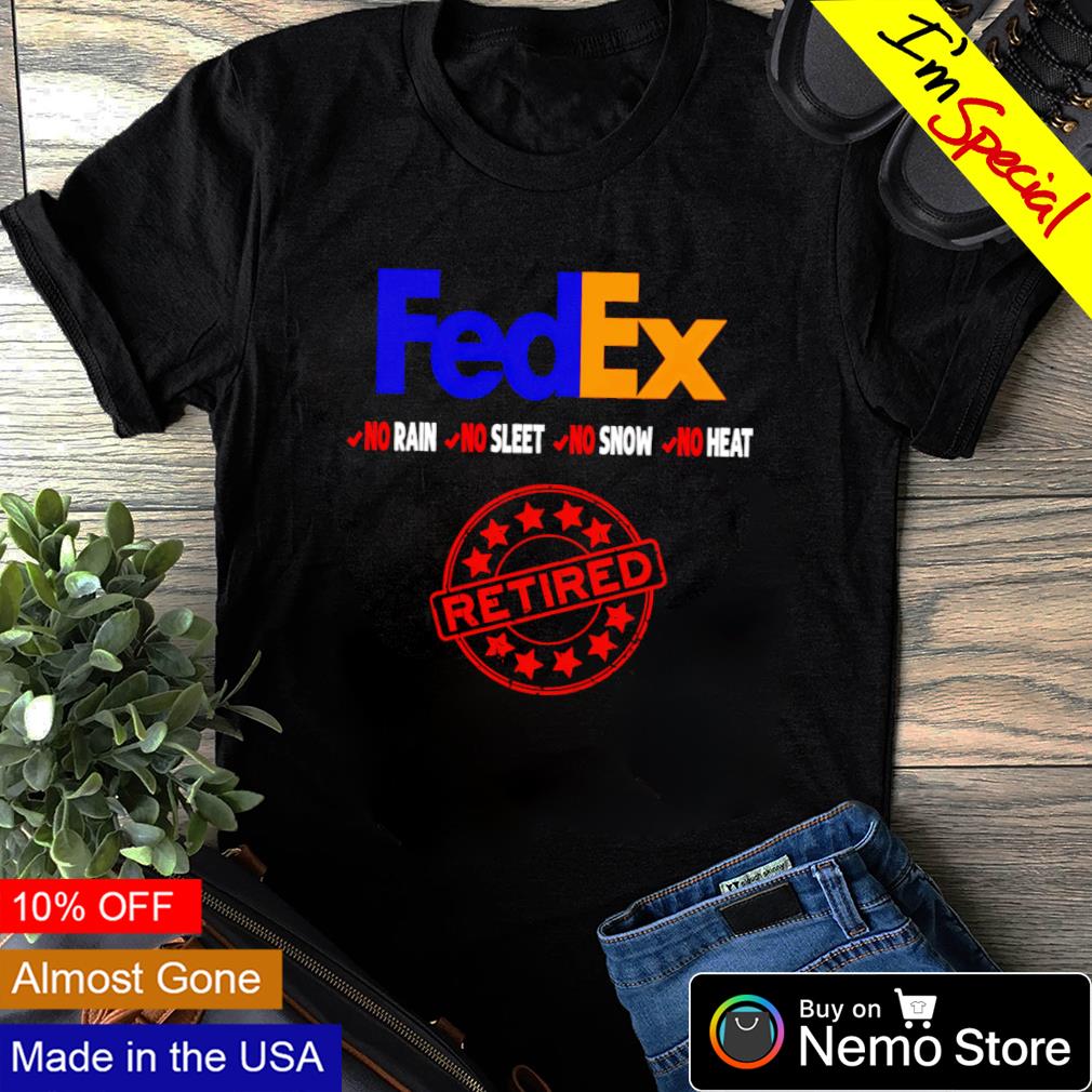 FedEx no rain sleet snow heat - Adult & Kids T-Shirts, Sweatshirts & Hoodies apparel design preview 1