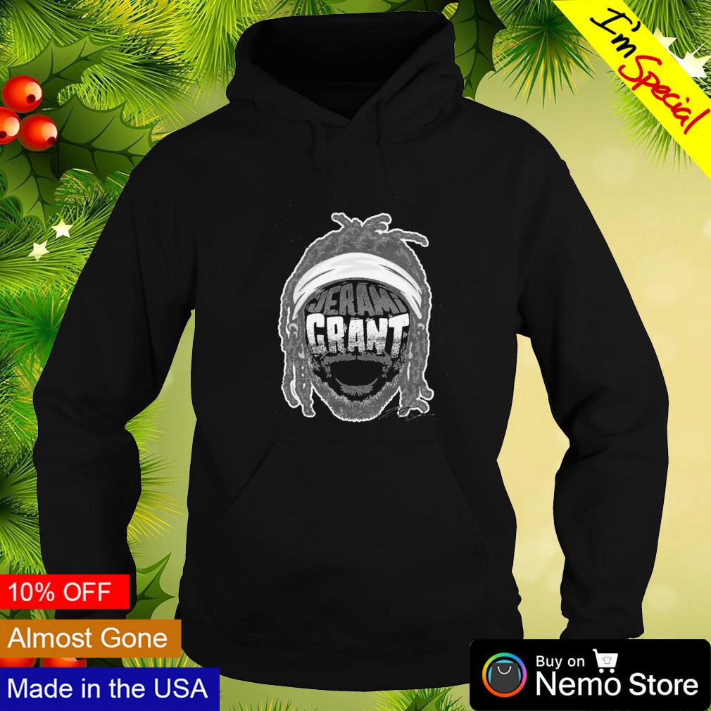 Jerami Grant Portland Trail Blazers player silhouette - Adult & Kids T-Shirts, Sweatshirts & Hoodies apparel design preview 2