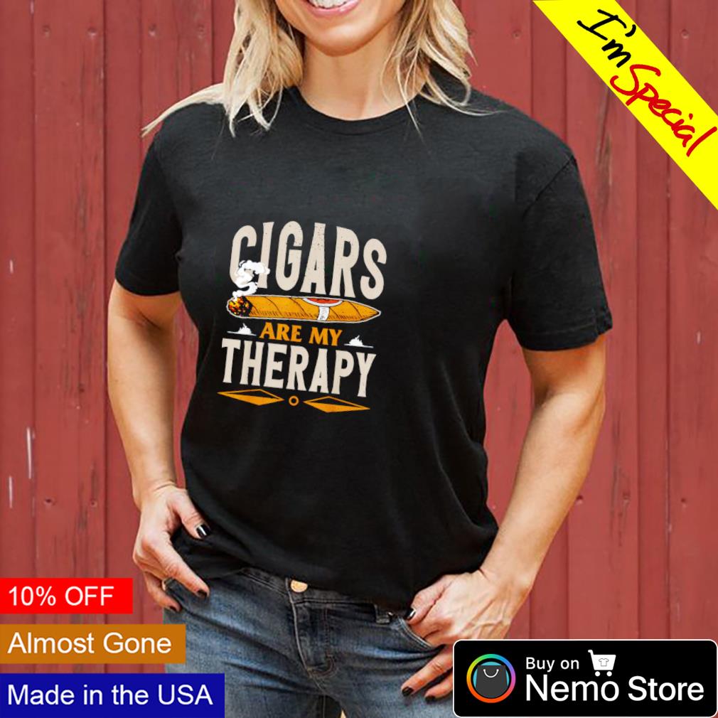 Cigars are my therapy - Adult & Kids T-Shirts, Sweatshirts & Hoodies product image 3