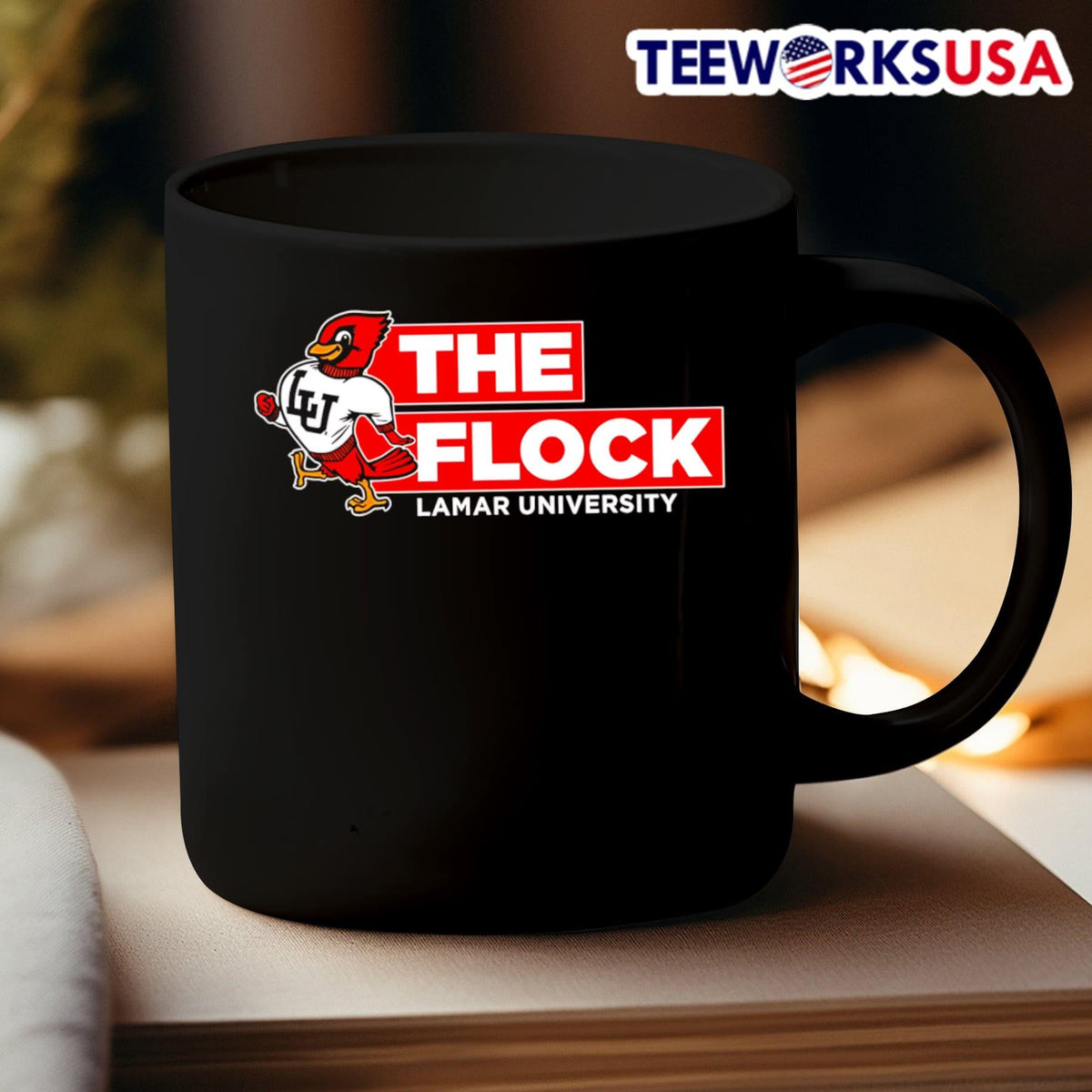 The Flock Lamar University - Adult & Kids T-Shirts, Sweatshirts & Hoodies apparel design preview 3