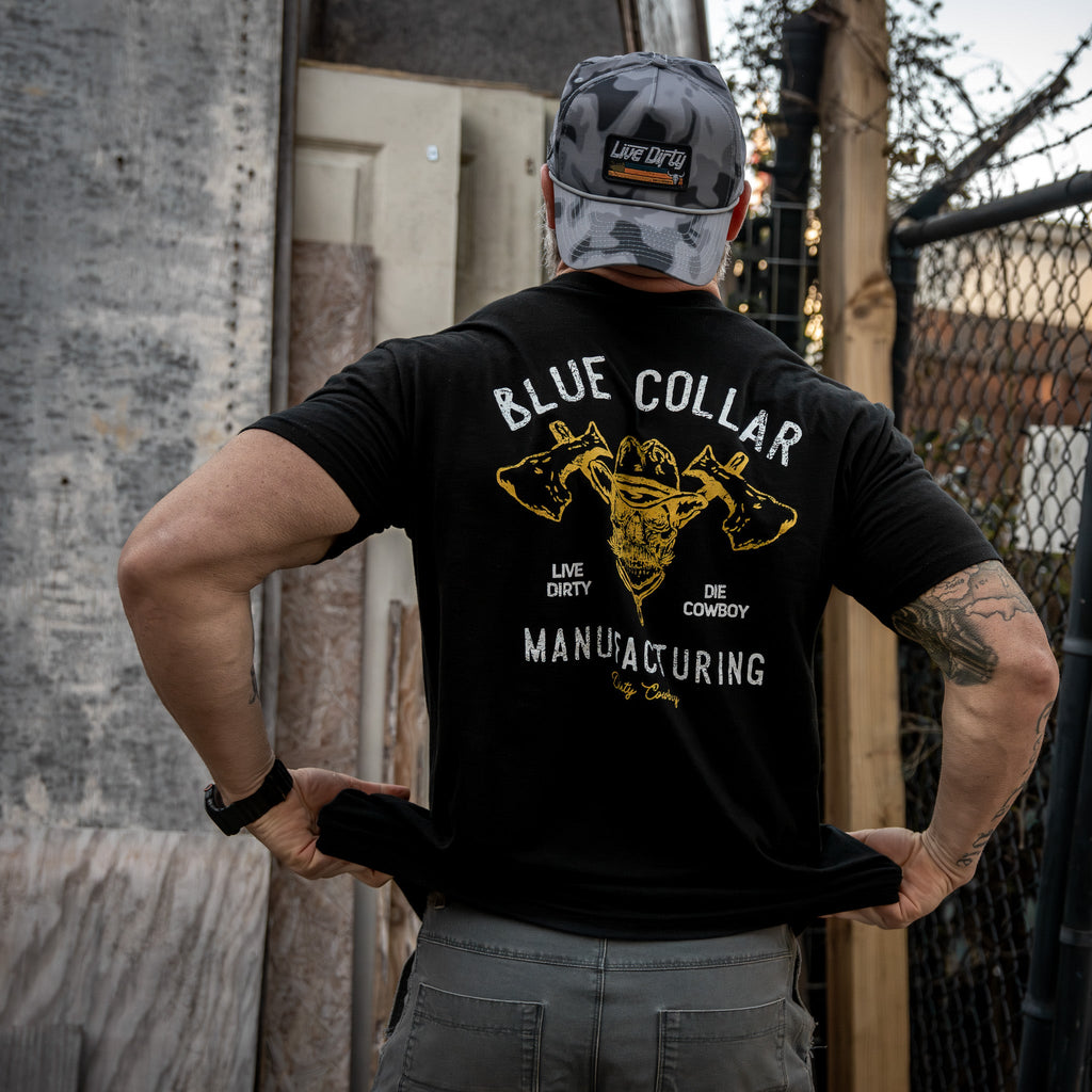 Blue Collar Hatchet Men's - Adult & Kids T-Shirts, Sweatshirts & Hoodies apparel design preview 12