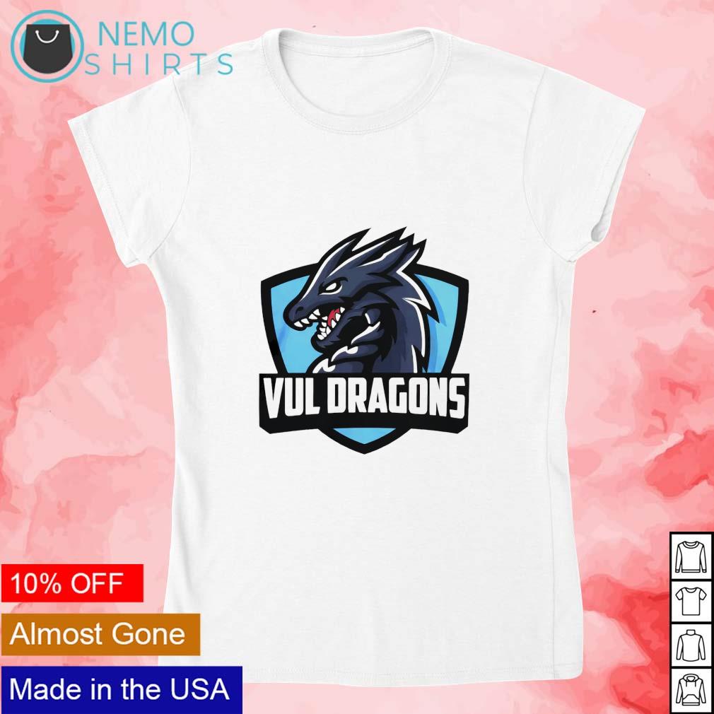 VUL Dragons football logo - Adult & Kids T-Shirts, Sweatshirts & Hoodies apparel design preview 4