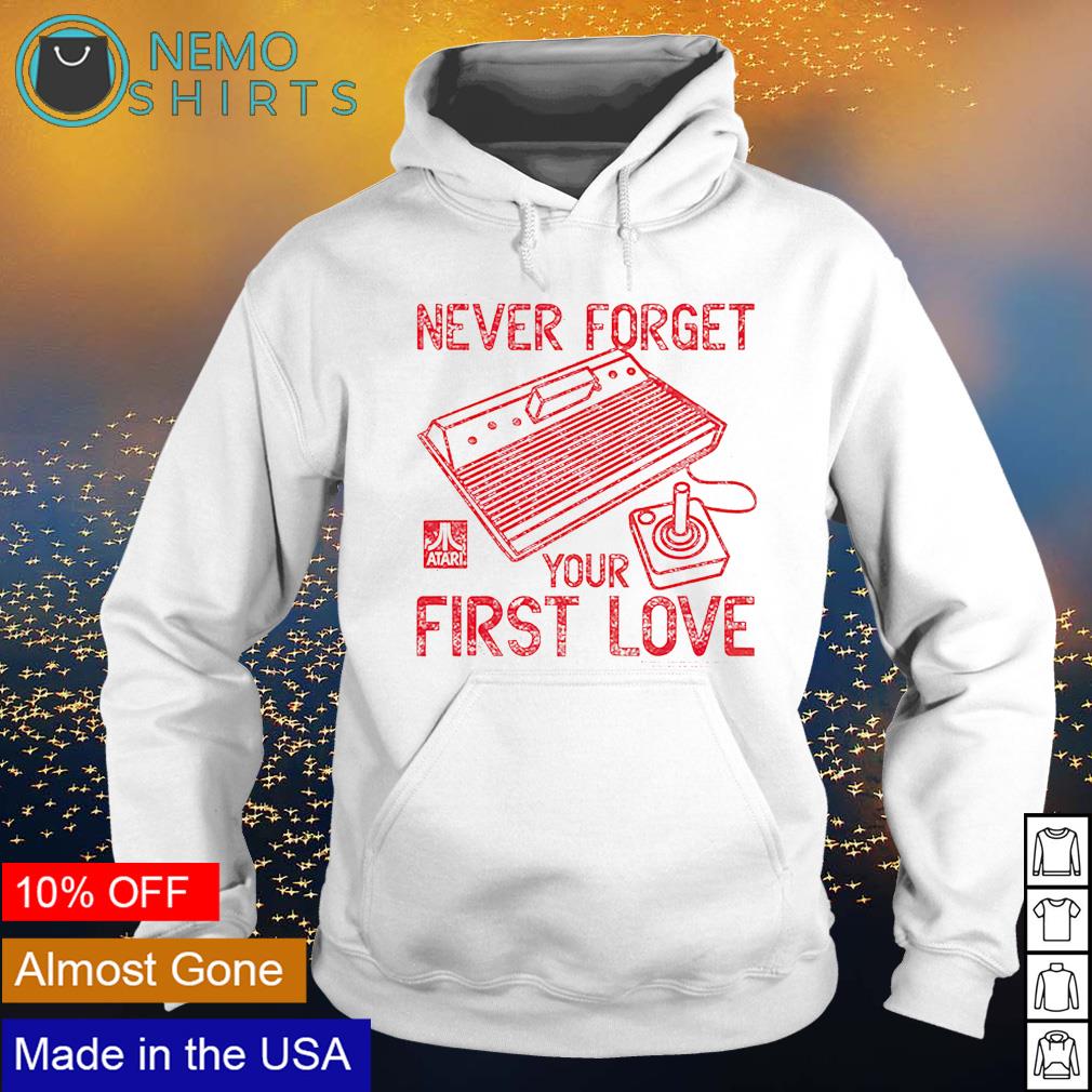 Never forget your first love atari - Adult & Kids T-Shirts, Sweatshirts & Hoodies apparel design preview 2