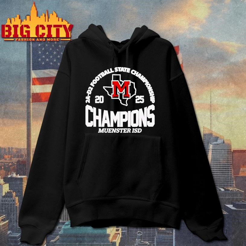 Muenster Isd 2a D2 Football State Champions - Adult & Kids T-Shirts, Sweatshirts & Hoodies apparel design preview 2
