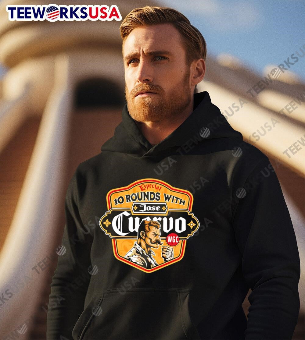 Camisa De Cuervos Espiral 10 Rounds With - Adult & Kids T-Shirts, Sweatshirts & Hoodies apparel design preview 3