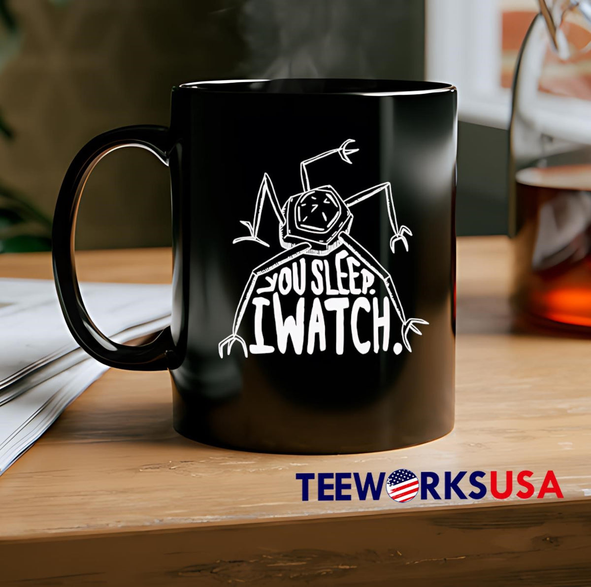 You Sleep I Watch - Adult & Kids T-Shirts, Sweatshirts & Hoodies apparel design preview 2