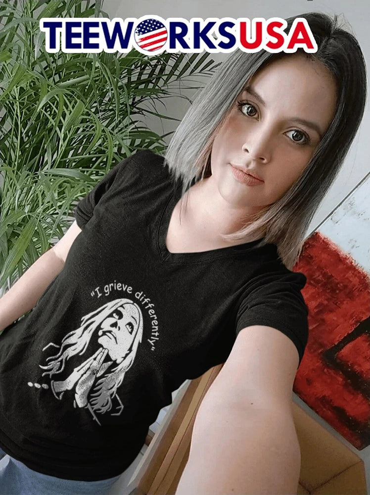 I Grieve Differently Woman Praying - Adult & Kids T-Shirts, Sweatshirts & Hoodies apparel design preview 7