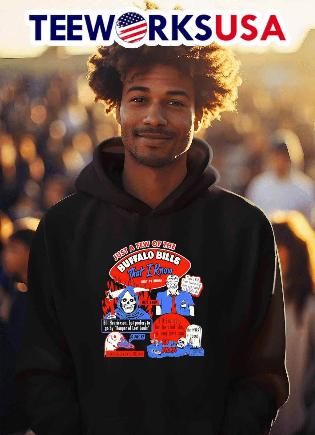 Just a few of the Buffalo Bills that I know - Adult & Kids T-Shirts, Sweatshirts & Hoodies apparel design preview 2