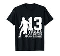 13 Years Being Awesome Soccer 13Th T-Shirt - Streetwear Style Unisex - T-Shirt, Sweatshirt, Hoodie