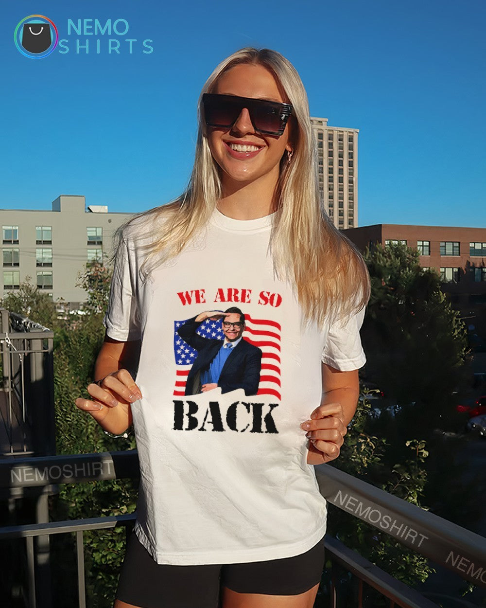 We are so back USA flag - Adult & Kids T-Shirts, Sweatshirts & Hoodies apparel design preview 6