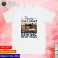 Jesus in my heart sewing veins - Adult & Kids T-Shirts, Sweatshirts & Hoodies apparel design preview 1