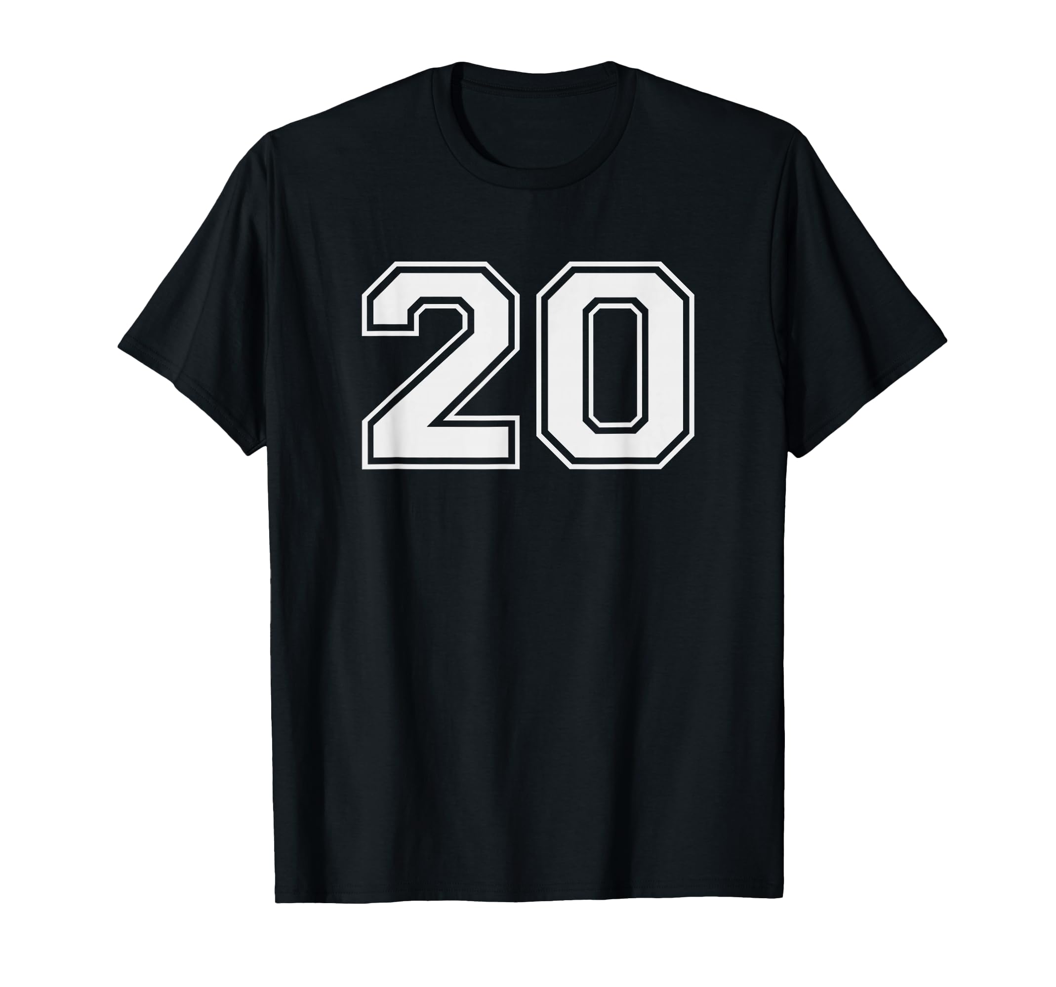 20 Sports Jersey Number Fan Or T-Shirt - Fun Novelty Design Men Women - T-Shirt, Sweatshirt, Hoodie