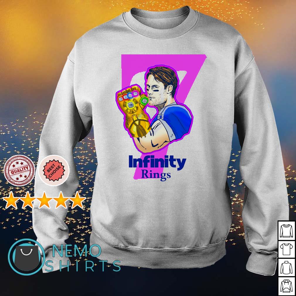 Tom Brady Infinity Gauntlet 7 rings - Adult & Kids T-Shirts, Sweatshirts & Hoodies apparel design preview 4