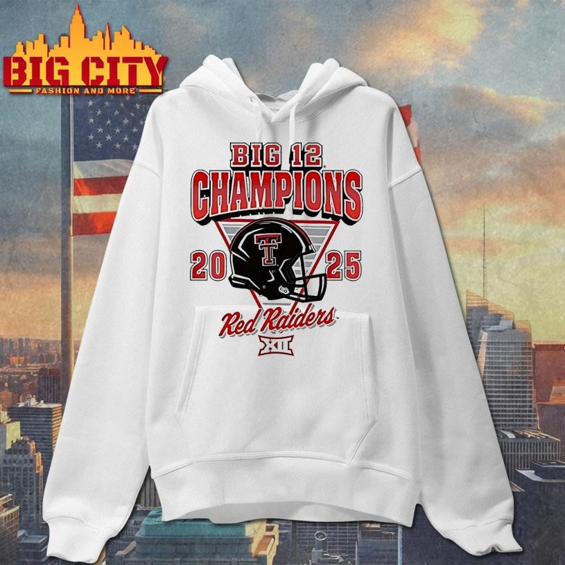 Texas Tech Red Raiders Big 12 Football Champions - Adult & Kids T-Shirts, Sweatshirts & Hoodies apparel design preview 2